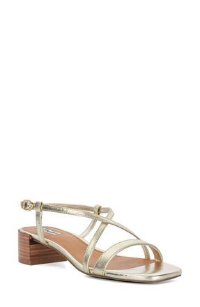 Dune London Jaskell Ankle Strap Sandal in Gold at Nordstrom, Size 8Us