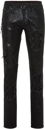 Philipp Plein Rock Star jeans - men - Cotton/Elastane - 29 - Black