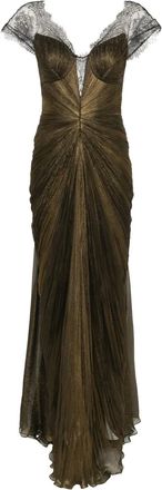 Iris Serban Abito lungo Cindy - Marrone