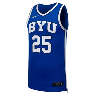 Nike BYU Basketball Nike Mens College Replica Jersey in Blue | P32818BGYU25-RYL