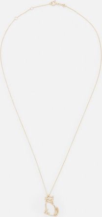 Al&iacute;ta Golden Cat Pendant Necklace