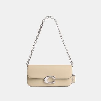Coach Womens Idol Bag 23 - White Leather - One Size