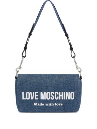 Love Moschino Schoudertas met ritssluiting - Blauw