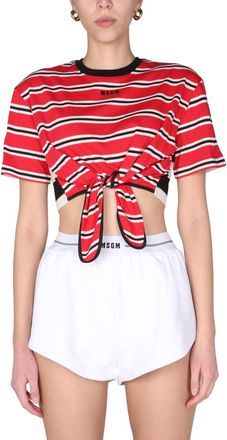 Msgm Cropped T-shirt