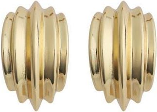 Panacea Grooved Half Hoop Earrings in Gold at Nordstrom Rack