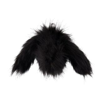 Simone Rocha Faux Fur Coin Purse - Black