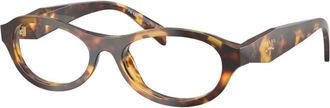 Prada D18V Bril - Dames - Accessoires - Bruin - Maat: 53 MM