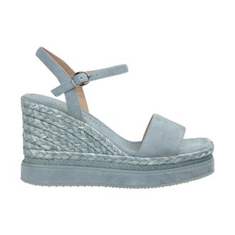 Alma En Pena Wedges, female, Blue, 7 UK, Braided platform wedge