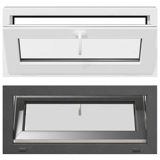 vidaXL Vidaxl Color Interno De Ventana De S&oacute;tano Blanco Risor 90 X 40 Cm