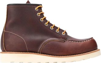 Red Wing Shoes Classic Moc Rich Brown Leather Lace-Up Boots