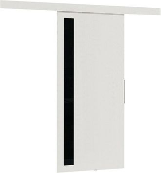 Mirjan24 Mobilier1 - Puerta Corredera Dover 123, Blanco + Negro