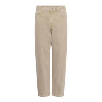 MY ESSENTIAL WARDROBE MW Karo Wijde Jeans - Dames - Jeans - Beige - Maat: W33 L30 Denim
