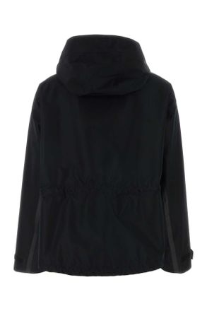 Herno Womens Black Polyester Windbreaker Nero Exterior: Giubbini Jacket