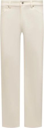 Jil Sander Regular-Fit denim broek met logo detail - Heren - Regular Fit Jeans - Beige - W33 - Denim - Jeans