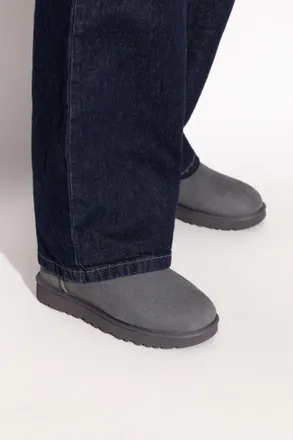 UGG Snow Boots Mini Bailey Bow II, Womens, Grey