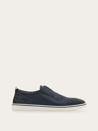 Ferragamo Men Derby slip-on Blue Size 10.5