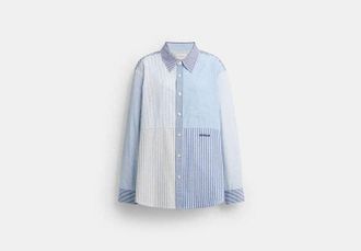 Coach Repurposed Cotton Patchwork Oxford Shirt