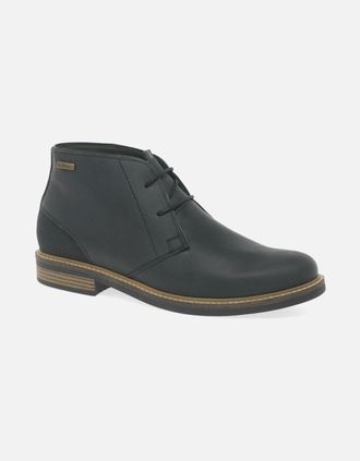 Barbour Mens Readhead Mens Leather Chukka Boots - Black - Size: 11