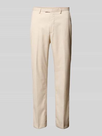 Mc Neal Regular Fit Anzughose mit Leinen-Anteil in Beige, Gr&ouml;&szlig;e 42