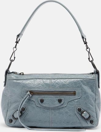 Balenciaga Le City Moto Mini leather shoulder bag