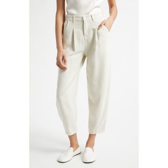 Emporio Armani J8H Relaxed-Fit Pants in Solid White at Nordstrom, Size 32
