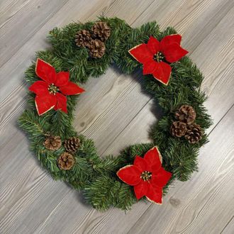 Dmora Decoraci&oacute;n De Navidad Deckroa, Estructura De Pl&aacute;stico, Made In Italy, Verde