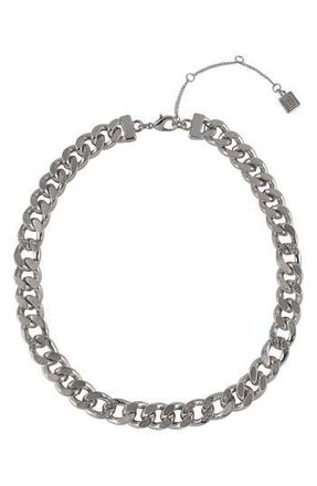 Shelli Segal Curb Chain Necklace in Silver at Nordstrom Rack