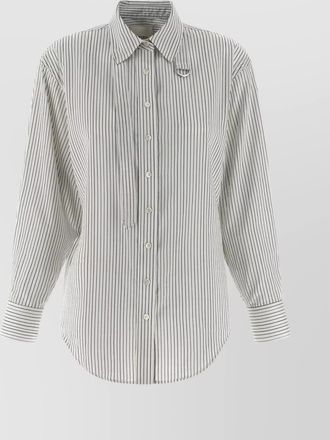 Isabel Marant striped long sleeve shirt with adjustable tie