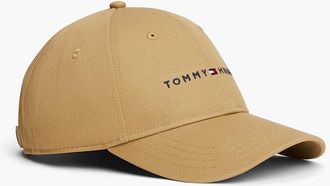 Tommy Hilfiger Mens Embroidered Tommy Logo Baseball Cap - Dark Dune