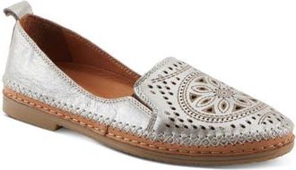 Spring Step Ingrid Flat in Silver at Nordstrom, Size 10.5-11Us