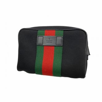 Gucci Black Canvas Sling Bag (Pre-Owned)