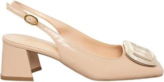 Bianca Di Sandalo Slingback - - Shoes - Donna - Beige - 36 EU