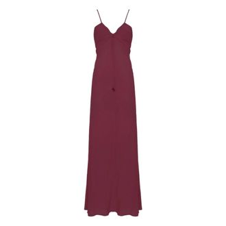 SoAllure Maxi Dresses, female, Red, Size: 2XL Draped Maxi Dress