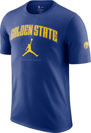 Nike Jordan Mens Golden State Warriors Essential Jordan NBA T-Shirt in Blue | HQ1233-495