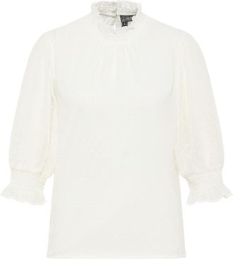 Dreimaster Dreimaster Blouse shirt Dames wolwit