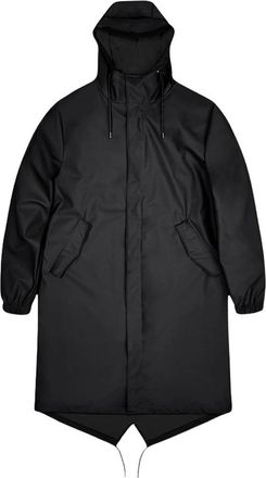 Rains Fishtail-hem Drawstring-hood Parka