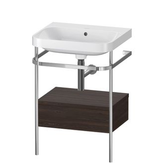 Duravit Set C-bonded Duravit Happy D.2 Plus Con Consola Met&aacute;lica Y Caj&oacute;n
