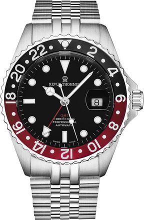 Revue Thommen Diver GMT Automatic Black Dial Mens Watch 17572.2236