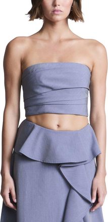 Bcbgmaxazria Bcbgmaxazria Solid Suiting Fabric Bustier
