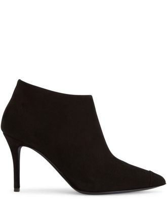 Giuseppe Zanotti 90mm Greek suede ankle boots - Black