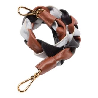 Coccinelle Boheme gevlochten leren schouderband - Dames - Tassen - Veelkleurig - Maat: ONE Size Leer