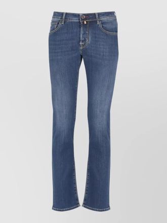 Jacob Cohen straight cotton jeans five pocket handkerchief