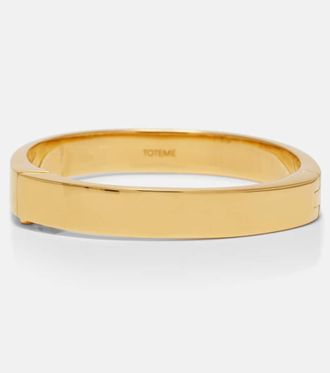 Toteme Signature 18kt gold-plated bangle