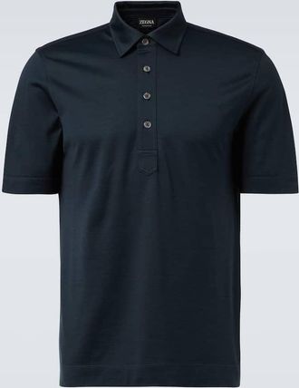 Ermenegildo Zegna Polo in cotone e seta