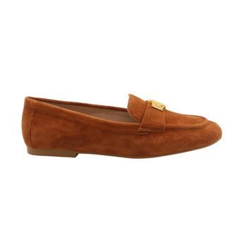 Polo Ralph Lauren Schoenen, Dames, Bruin, 37 1/2 EU, Klassieke Leren Mocassin Schoenen