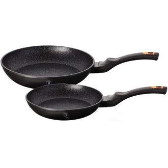 Berlinger Haus Juego De 2 Sartenes Con Revestimiento De Granito 22/26 Cm Berlinger Haus Black Rose Bh-1644-nf