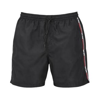 GCDS Beachwear, male, Black, Size: XL Short Beach Dress