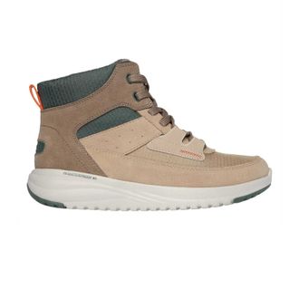 Skechers Dames On The GO Stellar Suede Enkellaarsjes (Taupe)