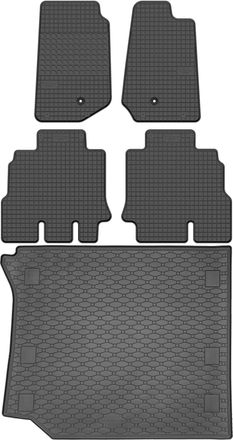 OEM Juego De Alfombrillas De Goma Para Coche Y Alfombrilla Para Maletero Para Jeep Wrangler Iii Suv (2006-2018)
