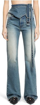 Y / Project Gebelde Bootcut Jeans - Dames - Flared Jeans - Blauw - W27 - Jeans